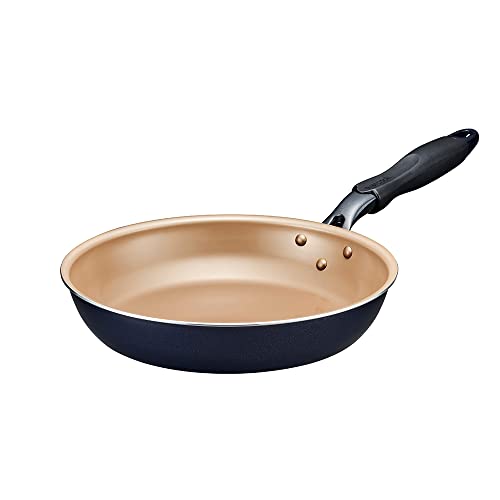 エバークック フライパン 26㎝ ガス火専用 軽量 【500日保証】 こげつきにくいフライパン PFOA PFOS フリー ネイビー ドウシシャ 1枚目 画像