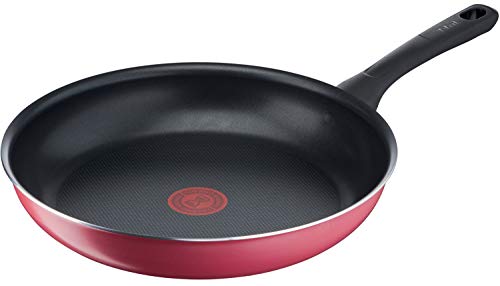 ティファール フライパン 28cm ガス火専用 PFOAなどの有害物質不使用 こびりつきにくさ長持ち 「クランベリーレッド フライパン」 レッド B55906 1枚目 画像