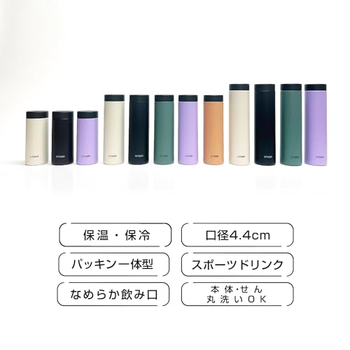 【食洗器対応・パッキン一体モデル】 タイガー魔法瓶(TIGER) 水筒 600ml 白湯OK スクリューステンレスボトル ふたとパッキンが一体化で洗うのは2点のみ らくらくキャップ 真空断熱 マグ 保温保冷 タンブラー利用可 ストーンブラック MMZ-W060KK 最後 画像