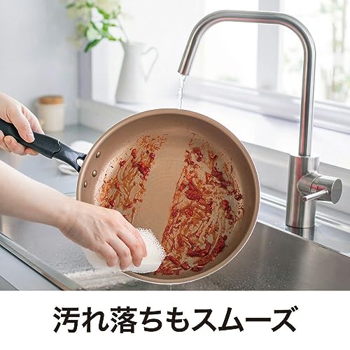 エバークック 卵焼き 13×18㎝ オール熱源対応(IH対応) 【500日保証】 こげつきにくいフライパン PFOA PFOS フリー ネイビー ドウシシャ 中間 画像