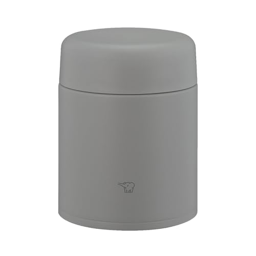 象印 スープジャー 400ml 大きめ茶碗サイズ 【おいしく保温・保冷】 食洗機対応 洗いやすい シームレスせん お弁当 広口 クラウドグレー SW-LA40-HM 1枚目 画像