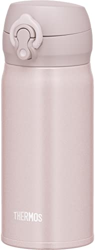 【Amazon.co.jp 限定】サーモス 水筒 真空断熱ケータイマグ 0.35L ベージュピンク 飲み口外せてお手入れ簡単 軽量タイプ ワンタッチオープン ステンレス ボトル 保温保冷 JNL-355 BEP 1枚目 画像