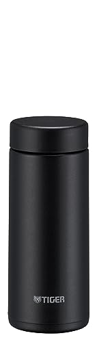 【食洗器対応・パッキン一体モデル】 タイガー魔法瓶(TIGER) 水筒 350ml 白湯OK スクリューステンレスボトル ふたとパッキンが一体化で洗うのは2点のみ らくらくキャップ 真空断熱 マグ 保温保冷 タンブラー利用可 ストーンブラック MMZーW035KK 1枚目 画像