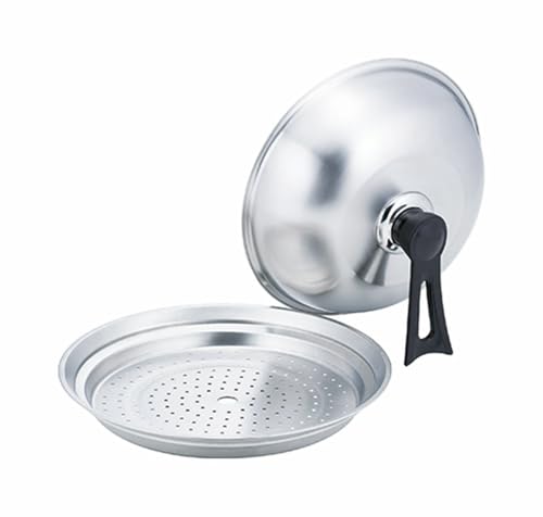 カクセー フライパンスチーマー 蒸し料理 直径30.6cm×高さ15.9cm 四季彩 FSC-09 中間 画像