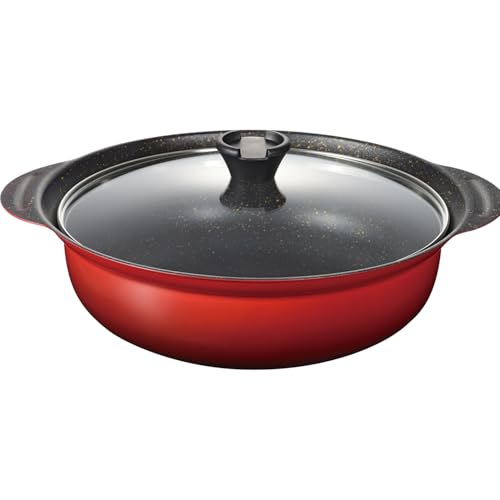 和平フレイズ 土鍋風 卓上鍋 30cm 6.8L 10号 5~6人用 IH対応 ガス PFOAフリー ふっ素樹脂加工 なごみ丈膳 RB-3201 1枚目 画像