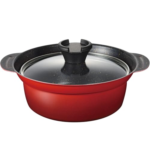 和平フレイズ 土鍋風 卓上鍋 18cm 2.1L 6号 1~2人用 IH対応 ガス PFOAフリー ふっ素樹脂加工 なごみ丈膳 RB-3197 1枚目 画像