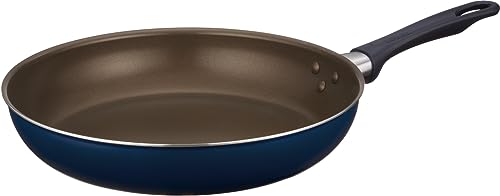 サーモス デュラブルシリーズ フライパン 28cm ネイビー ガス火専用 焦げつきにくい 耐久性コーティング PFOA PFOS不使用 片手で軽々持てる 軽量モデル KFI-028 NVY 1枚目 画像