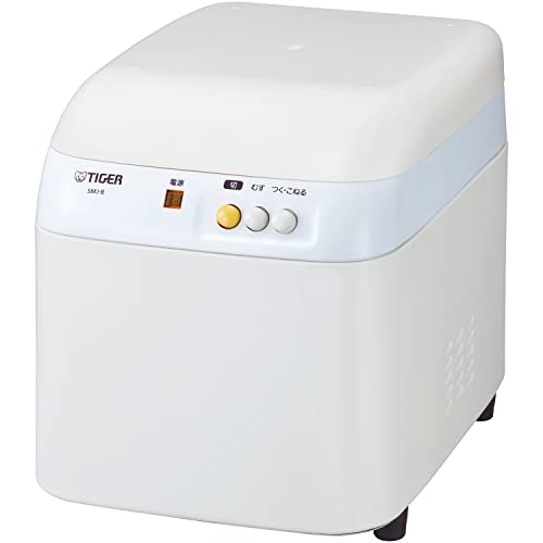タイガー魔法瓶(TIGER) 餅つき機 1升 コンパクト 「むす・つく・こねる」 1台3役 力じまん ミルキーホワイト SMJ-B181WL 1枚目 画像