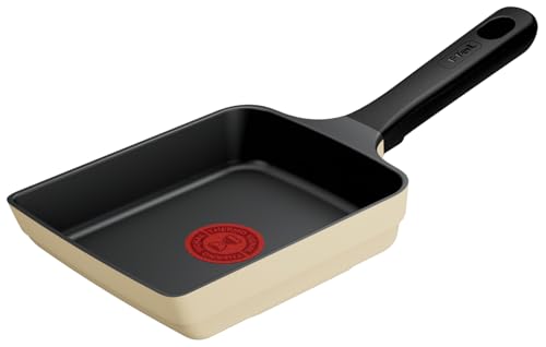 【オンライン限定】 ティファール 玉子焼き器 14×18cm IH ガス火対応 PFOAなどの有害物質不使用 こびりつきにくさ長持ち 「IHチタン・エクセレンス バニラベージュ エッグロースター」 ベージュ G61618 1枚目 画像