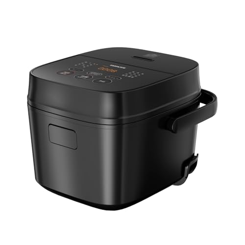 [山善] 炊飯器 一人暮らし 3合 3種類炊き分け機能 マイコン式 低温調理 無洗米モード 保温 予約機能 ブラック AMRC-5M(B) 1枚目 画像