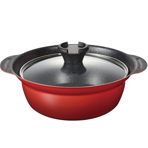 和平フレイズ 土鍋風 卓上鍋 21cm 2.9L 7号 2~3人用 IH対応 ガス PFOAフリー ふっ素樹脂加工 なごみ丈膳 RB-3198 1枚目 画像