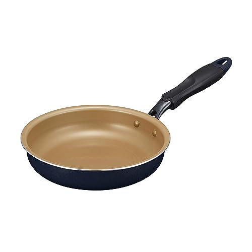 エバークック フライパン 20㎝ オール熱源対応(IH対応) 【500日保証】 こげつきにくいフライパン PFOA PFOS フリー ネイビー ドウシシャ 1枚目 画像