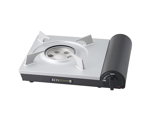 Iwatani イワタニ 岩谷 カセットコンロ カセットフー カセットガス エコプレミアムIII 内炎式 簡易コンロ 防災グッズ 卓上用 停電対策 日本製 ブラック CB-EPR-3-B 1枚目 画像