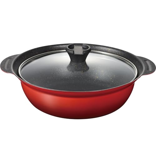 和平フレイズ 土鍋風 卓上鍋 27cm 5.3L 9号 4~5人用 IH対応 ガス PFOAフリー ふっ素樹脂加工 なごみ丈膳 RB-3200 1枚目 画像