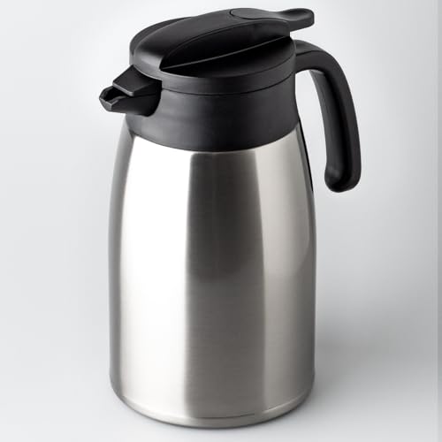 アトラス 保冷ポット 保温ポット 1.6L 圧抜き弁あり 超軽量 節電 省エネ 広口 卓上ポット ステンレスポット 魔法瓶 保温 保冷 真空断熱二重構造 コンパクト 洗いやすい シルバー AVTP-1600SV 1枚目 画像