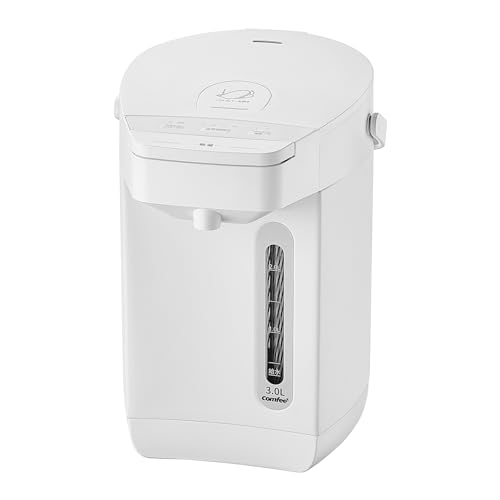 COMFEE' 電気ポット 電動お湯ポット 3L マイコン 保温温度調整 安全ロック 湯量選択 機能 省エネCKW-30SW07A1 1枚目 画像