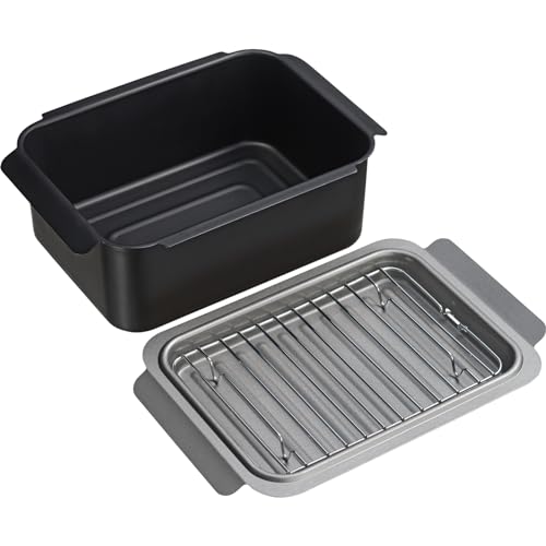 和平フレイズ アミ付 ワイド 揚げ鍋 20×14cm IH対応 ガス 天ぷら鍋 お弁当 少量 四角い ポコフリット RB-2926 1枚目 画像