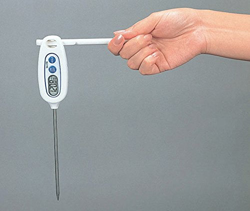 タニタ Tanita 温度計 料理 調理 IPX7 防水 -50~250度 ホワイト TT-508N WH はかった温度を記憶 スティック温度計 中間 画像