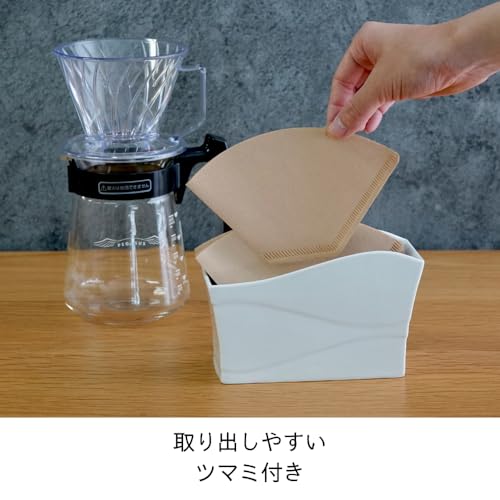 HARIO(ハリオ) 台形 コーヒーフィルター 1~4杯用 160枚入り 40枚×4個セット 日本製 FSC認証製品 ペーパー 02 M みさらし PEF-02-40M-4S-AZ+ 中間 画像