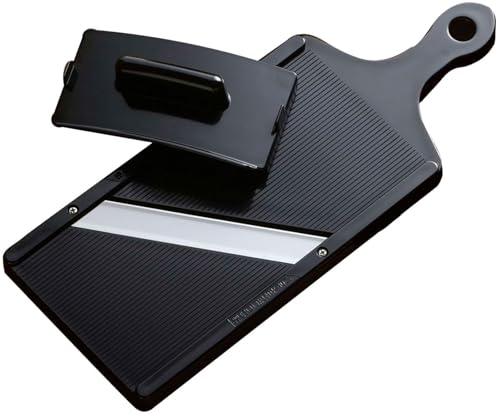 下村企販 [とんかつ屋さん] 時短で極細千切りができる キャベツスライサー ワイド 【日本製】 幅1mmのふわふわ千切り 鋭い切れ味 半玉まるごとスライス ホルダー付き 燕三条 35950 1枚目 画像