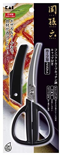 関孫六 コンパクトカーブキッチン鋏 キャップ付き DH3347 最後 画像