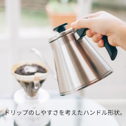 HARIO(ハリオ) V60ドリップケトル・フィット ガス火・IH対応 実用800ml シルバー 日本製 プレゼント ギフト 贈り物 VKF-120-HSV 最後 画像