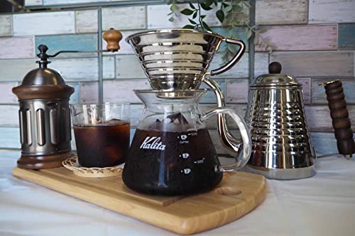 カリタ Kalita 注ぎやすい コーヒー サーバー 保温 耐熱ガラス 2~4人用 500ml 電子レンジ 食洗器 対応 500サーバーG #31255 コーヒー ハンド ドリップ 器具 コーヒーカラフェ デカンタ おしゃれ キャンプ アウトドア 喫茶店 アンティーク 結婚 祝い プレゼント 誕生日 女性 男性 還暦 退職 記念日 ギフト 贈り物 還暦 敬老 中間 画像