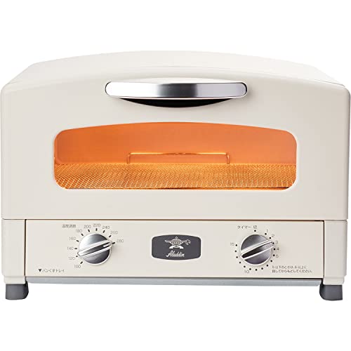 Aladdin (アラジン) グラファイト トースター 2枚焼き トースト パン 温度調節機能 タイマー機能付き [遠赤グラファイト 搭載] ホワイト AET-GS13C(W) 1枚目 画像