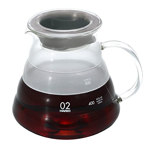 HARIO(ハリオ) V60グラスサーバー600クリア 600ml 2-5杯用 電子レンジ可 XGSR-60-TB 最後 画像
