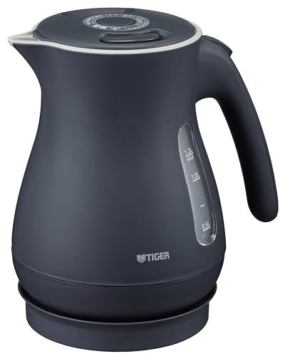 【WEB限定】タイガー魔法瓶 電気ケトル 驚速 軽量 湯沸かし 蒸気セーブ 1.2L 転倒お湯漏れ防止 カラ炊き防止 スレートブルー PCL-N120AS 1枚目 画像