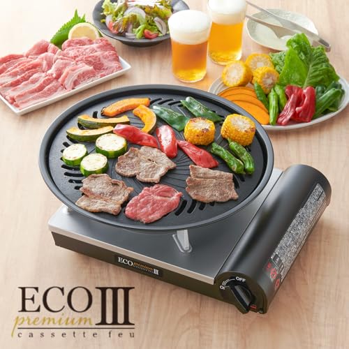 【セット買い】Iwatani イワタニ 岩谷 カセットガス エコプレミアムIII CB-EPR-3-B + たこ焼きプレート CB-A-TKP + カセットガス CB缶 3P セット 最後 画像