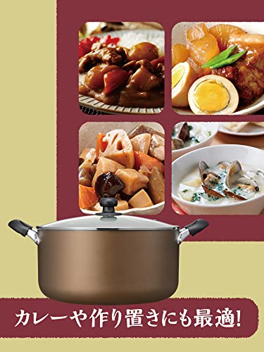Newおおらか鍋 深型両手鍋 ガス・IH対応 30cm RB-2506 深型両手鍋 中間 画像