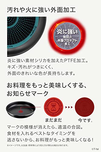 ティファール 取っ手のとれる 鍋 フライパンセット 3点セット ガス火専用 PFOAなどの有害物質不使用 「インジニオ･ネオ ファミリーセット3」 こびりつきにくさ長持ち ブラック L16390 中間 画像