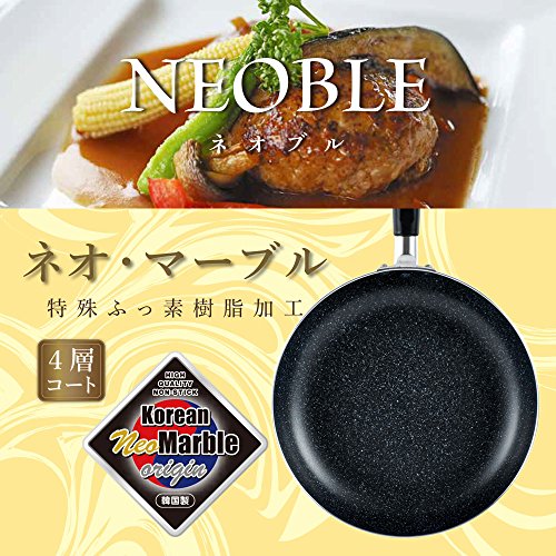 和平フレイズ フライパン 28cm ガス火専用 PFOAフリー ふっ素樹脂加工 4層コート ネオブル RA-9647 最後 画像