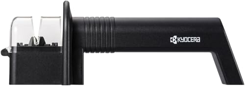 京セラ 研ぎ器 包丁研ぎ 手動 ロールシャープナー ファインセラミック砥石 前後に約10回往復 荒砥ぎ･仕上砥ぎ同時に可能 手軽に研ぎ直し 高い切れ味回復 金属包丁専用 両刃用 包丁研ぎ器 RS-20-FP 1枚目 画像