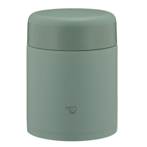 象印 スープジャー 400ml 大きめ茶碗サイズ 【おいしく保温・保冷】 広口 マットグリーン SW-KA40-GM 1枚目 画像