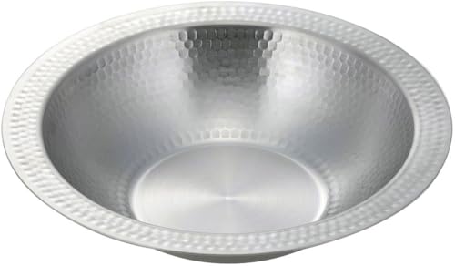 下村企販 継ぎ目のない 卓上鍋 26cm 【日本製】 ガス IH対応 食洗機対応 お手入れ簡単 軽い 皿 器 サラダボウル そうめん 鍋料理 しゃぶしゃぶ 寄せ鍋 うどんすき 燕三条 46559 1枚目 画像