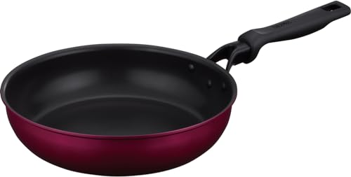 サーモス デュラブルシリーズ フライパン 26cm レッド ガス火・IH対応 焦げつきにくい 耐久性コーティング PFOA PFOS不使用 握りやすいハンドル設計 KFM-026 R 1枚目 画像