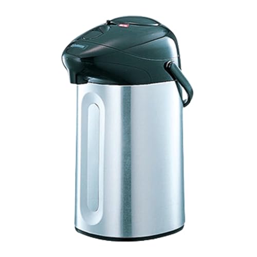 象印マホービン ガラスエアーポット 3.0L 押すだけポット 真空断熱構造 おいしく保温・保冷 ステンレス ABF-30S-XA 1枚目 画像