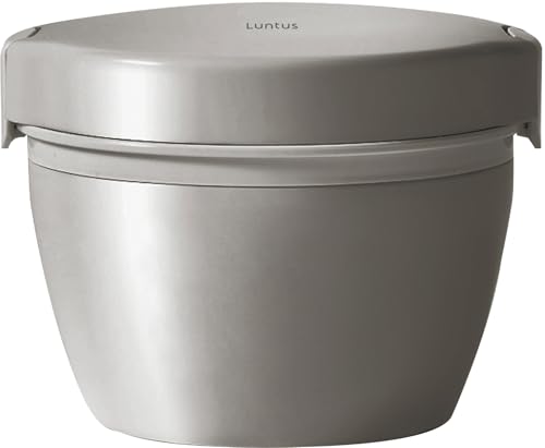 【食洗機対応】アスベル 保温弁当箱 ランチジャー カフェ丼 620ml ご飯1.5杯分 ウォームグレー 真空断熱 保温保冷 ちょうどいいサイズ Ag抗菌 HLB-CD620S 1枚目 画像