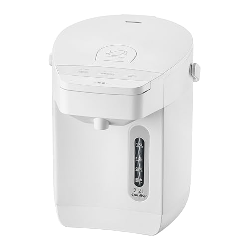 COMFEE' 電気ポット 電動お湯ポット 2.2L マイコン 保温温度調整 安全ロック 湯量選択 機能 省エネ CKW-22SW07A1 1枚目 画像