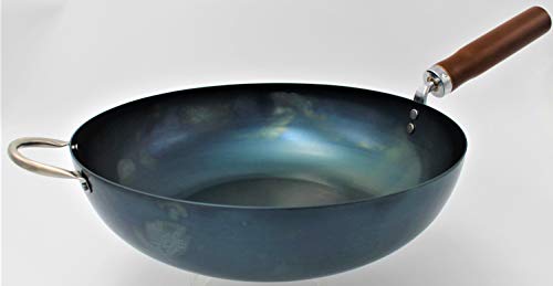 藤田金属 FUJITA KINZOKU 使いやすい 鉄 いため鍋 28cm IH ガス火対応 日本製 シーズニング不要 こびりつきにくく サビにくい 中華鍋 ハードテンパー加工 スイト こだわり職人 020907 最後 画像