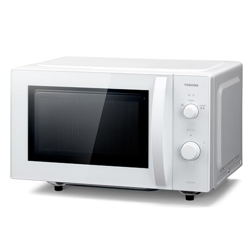 TOSHIBA(東芝) 電子レンジ 17L フラットテーブル 単機能 全国対応 ダイヤル式 レンジ あたため 庫内灯 オレンジLEDタイマー 簡単操作 一人暮らし/家庭向/お年寄り 新生活 新社会人 入学 ER-NS170A(W) ヘルツフリー 1枚目 画像