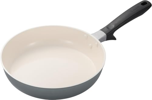 京セラ セラブリッド PFAS 鉛 カドミウム フッ素 不使用 セラミック 加工 フライパン 26cm ガス火専用 焦げ付きにくい 油使用 中火以下 カームグリーン CF-G26D-WGR 1枚目 画像