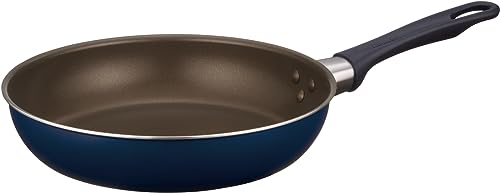 サーモス デュラブルシリーズ フライパン 24cm ネイビー ガス火専用 焦げつきにくい 耐久性コーティング PFOA PFOS不使用 片手で軽々持てる 軽量モデル KFI-024 NVY 1枚目 画像