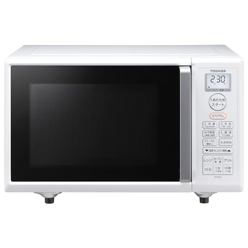 東芝(TOSHIBA) 電子レンジ オーブンレンジ 一人暮らし 16L フラットテーブル トースト機能付き ホワイト ER-W16(W) 1枚目 画像