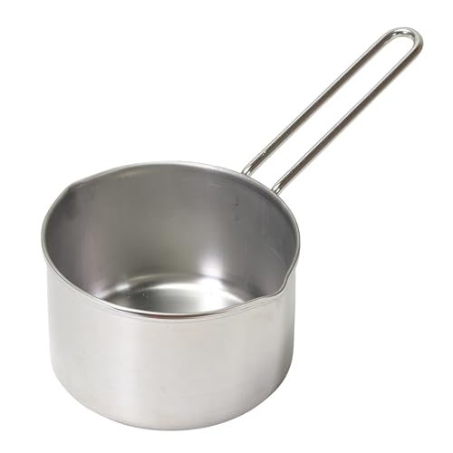 【Amazon.co.jp 限定】パール金属 ミルクパン 13cm IH対応 鍋 片手鍋 ステンレス製 食洗機対応 日本製 新潟 燕三条 ワイヤーハンドル AZ-7097 1枚目 画像