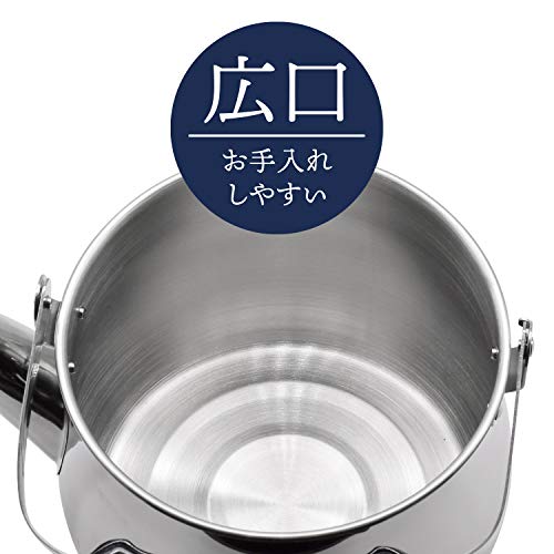 和平フレイズ(Wahei freiz) 広口 やかん ケトル 3.2L IH対応 ステンレス リラカン RB-1270 最後 画像