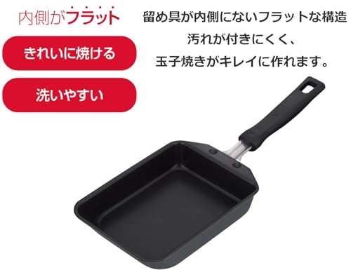 【Amazon.co.jp限定品】サーモス デュラブルシリーズ 玉子焼きフライパン 13cm グレー ガス火・IH対応 焦げつきにくい 耐久性コーティング PFOA PFOS不使用 KFM-013E GY 中間 画像
