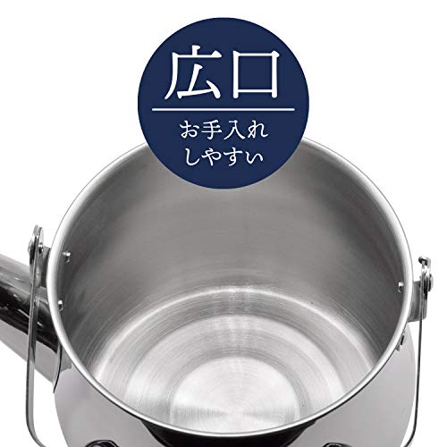 和平フレイズ(Wahei freiz) 広口 やかん ケトル 2.5L IH対応 ステンレス リラカン RB-1269 最後 画像